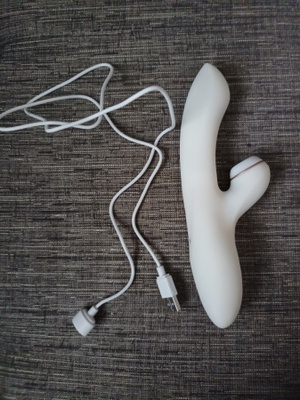 Valkoinen Satisfyer Pro+ G-Spot Rabbit Vibraattori