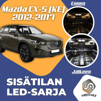 Mazda CX-5 (KE) Sisätilan LED-sarja 10-osainen