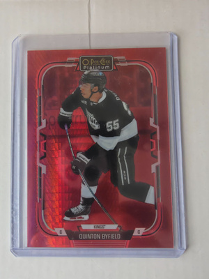 Quinton Byfield 2025-26 OPC Platinum Red Prism/199