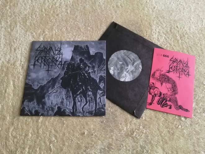 SATANIST TERRORIST - The Black Pest of Evil 7"