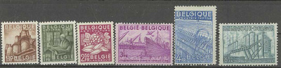 Belgia erä väliltä Mi 804-15 +/++