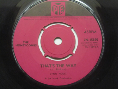 The Honeycombs:That´s The Way 7" single 1965