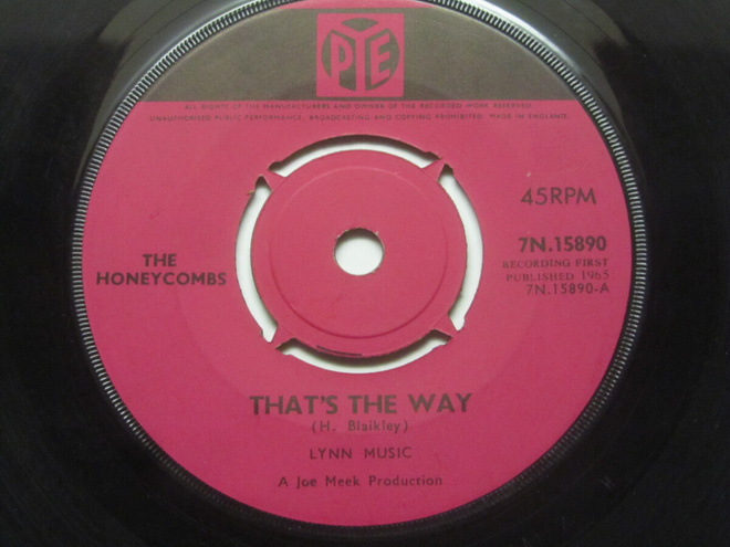 The Honeycombs:That´s The Way   7" single  1965