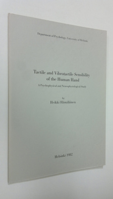 Heikki Hämäläinen : Tactile and vibrotactile sensibility ...