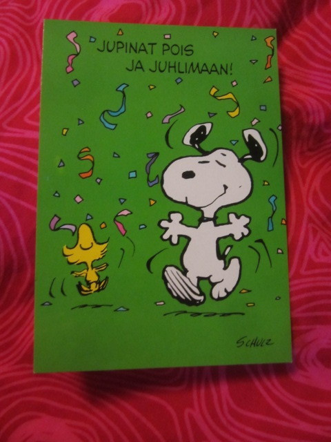 Snoopy / Tenavat / Schulz Jupinat pois ja juhlimaan!