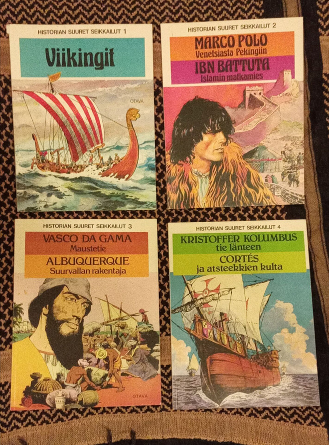Historian Suuret Seikkailut 1-4 - Viikingit - Marco Polo