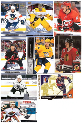 9 x SUOMI NHL mm. BARKOV, SAROS, TERÄVÄINEN.......