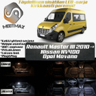 Renault Master Sisätilan LED-sarja 8-osainen - pikkukuva 1