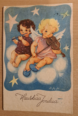 Doris Klaib-Lindström: enkelit soittaa, kulkenut 1945