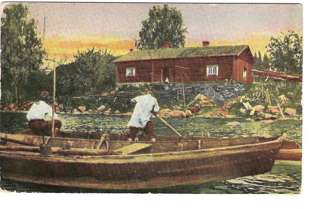 Pernaja, Pernå, kulkeneet 1916 ja 1932.