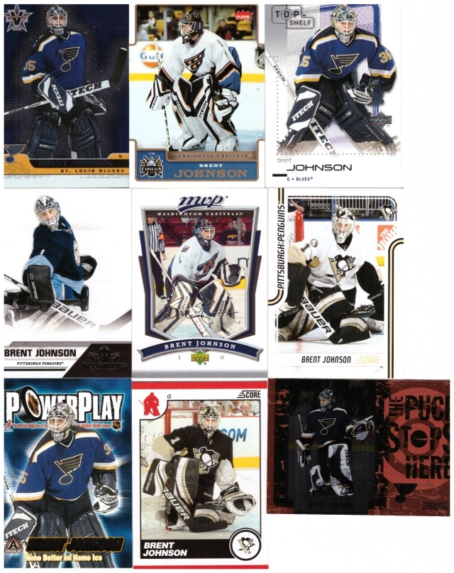 9 x Mv BRENT JOHNSON St.Louis Penguins Capitals,