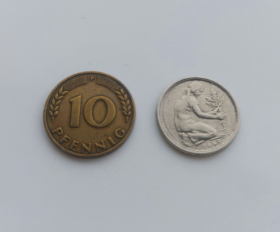 Saksan kolikot v.1949