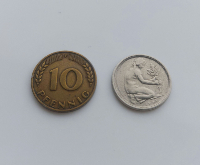 Saksan kolikot v.1949