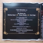 The Thorns - I Can´t Remember CDS - pikkukuva 2