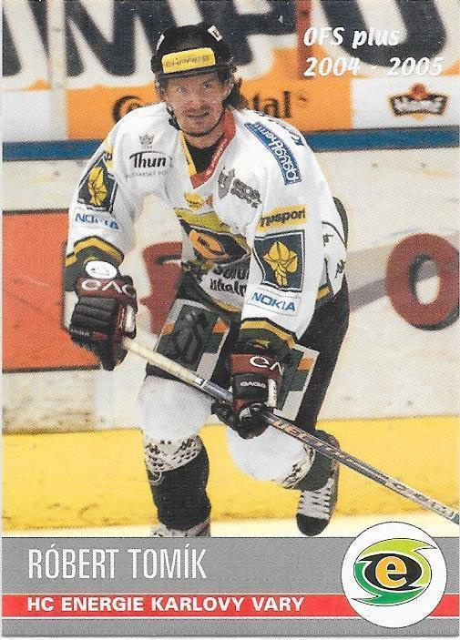 2004-05 OFS #37 Robert Tomik Karlovy V ex Tappara Pelicans