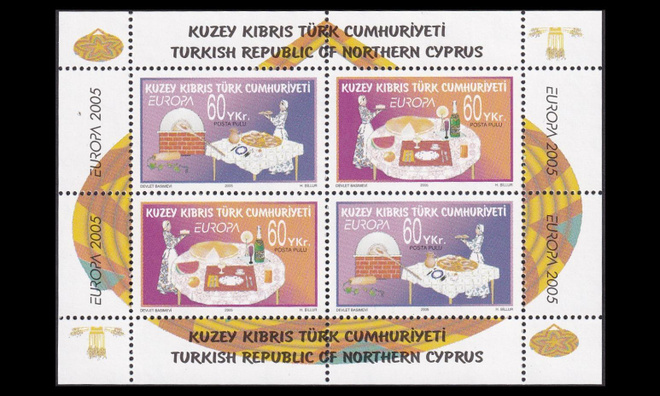Turkki Kypros 618-9BL23 ** Europa gastronomia (2005)