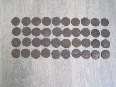 RUOTSI 1/6 ÖRE   40 KPL
