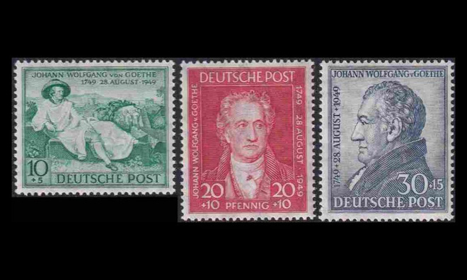Bizone 108-10 ** Goethe (1949)