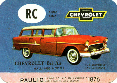 CHEVROLET Bel AIR, Minimoi nro: 1672