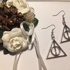 4 .. Harry Potter Silver Varjelus .. Korvakorut - pikkukuva 1
