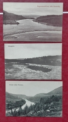 Ångermanälven/Långsele/Forsmo vykort/postikortit