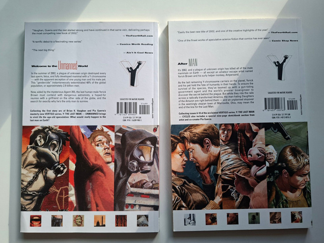 Vaughan, Guerra & Marzan: Y: The Last Man 1 & 2