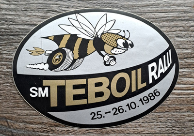 Teboil rallitarra 1986!