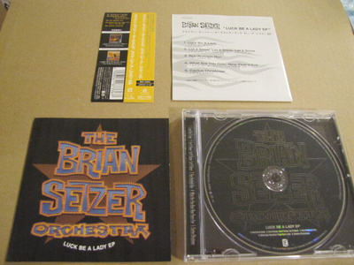 Brian Setzer Orchestra luck be a lady ep cd japani 2003 obi
