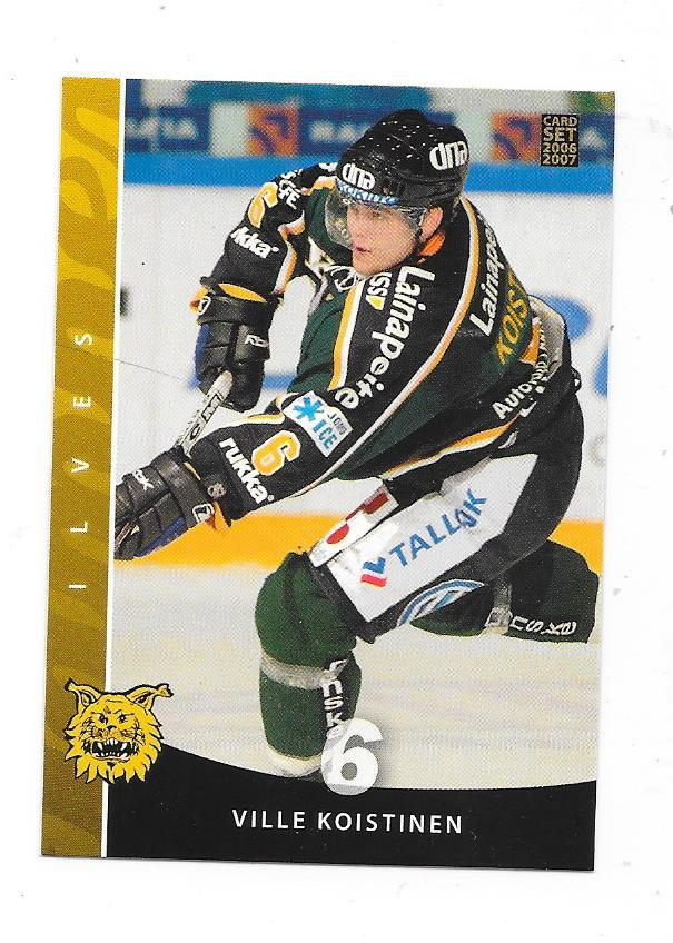 2006-07 CardSet #42 Ville Koistinen Ilves