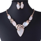 1715 .. Moonstone Bead Gold Korvakorut .. Kaulakoru - pikkukuva 3