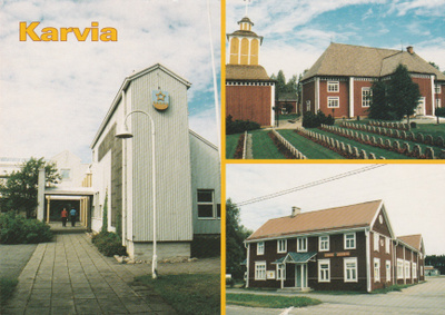 KIRKKOKORTTI - KARVIAN KIRKKO - 2