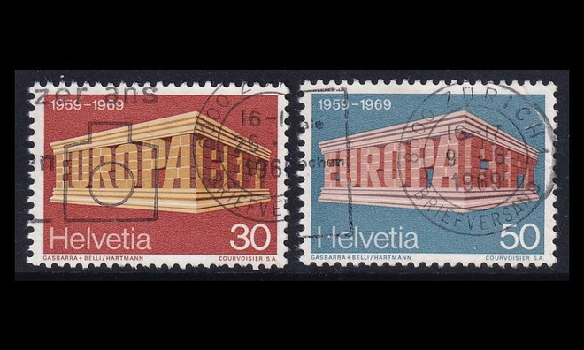 Sveitsi 900-1 o Europa (1969)