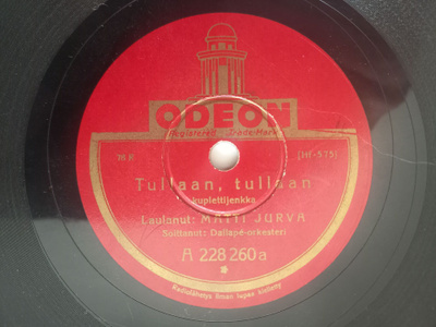 Savikiekko Matti Jurva - ODEON 228260