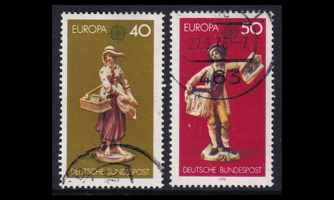 Saksa 890-1 o Europa taidekäsitöitä (1976)