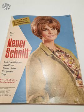 Vintage  kaava  lehti  Neuer Schnitt 64/4