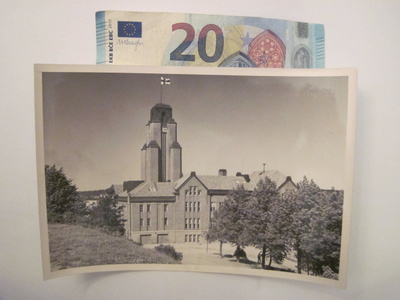 VANHA Postikortin Alkup. Valokuva Lahti 1950-l