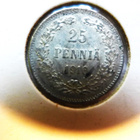 Raha kolikko 25 penniä 1916   2kpl hopea - pikkukuva 1