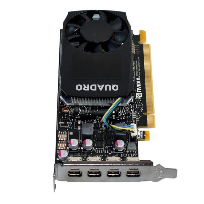 NVIDIA Quadro P1000 4GB Low-profile Quad miniDisplayport
