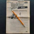 Fordson Major Traktor Nytt 8 sivuinen mainoslehti (1948) - pikkukuva 1