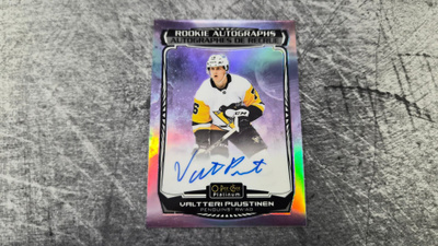 Valtteri Puustinen 2022-23 OPC Platinum Cosmic Auto