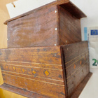 VANHA Savuke Rasia Teline Puuta KIVA Erikoinen - pikkukuva 2