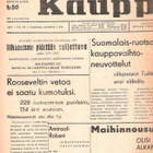 Aamulehti, Uusi Aura, Kauppalehti ja SDP lehti. - pikkukuva 3