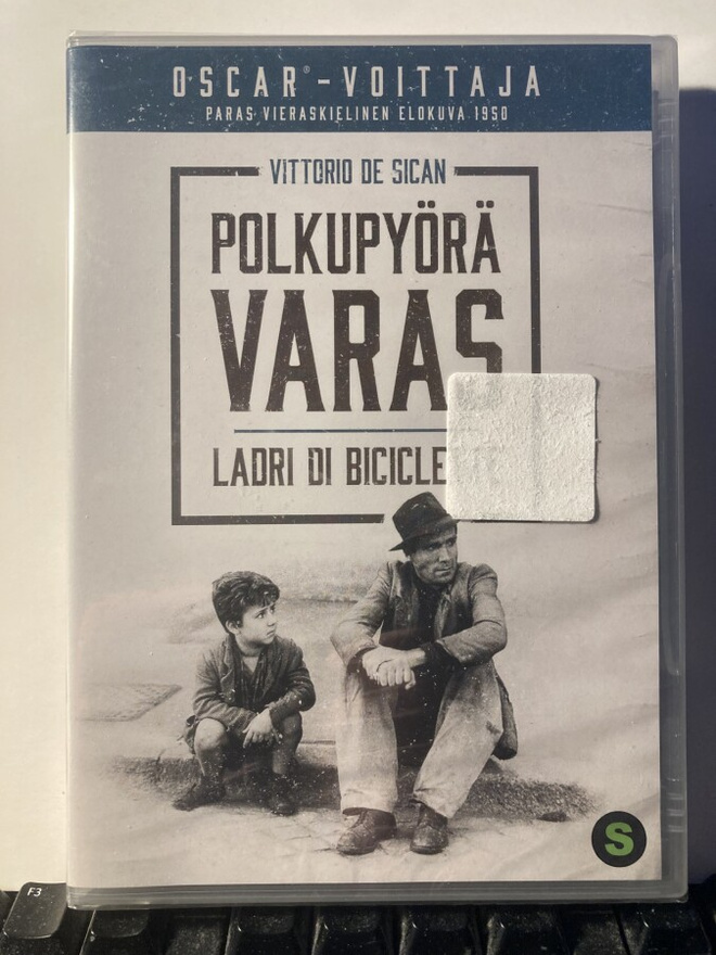 POLKUPYÖRÄVARAS, DVD, De Sica, muoveissa