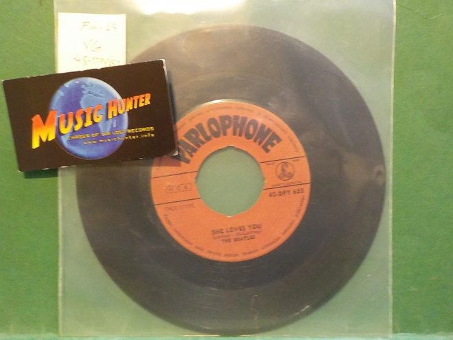 THE BEATLES - SHE LOVES YOU - FIN 1963 VG 7"
