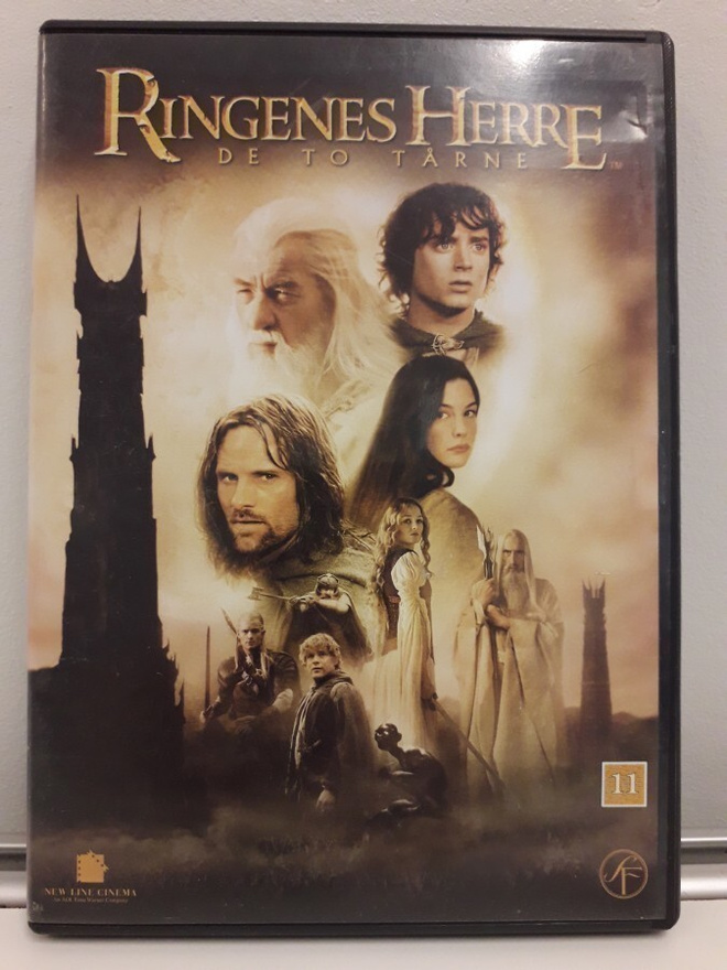 Ringenes Herre- De To Tårne (dansk,dvd)