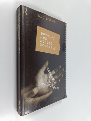 Paul Spicker : Poverty and social security : concepts and...