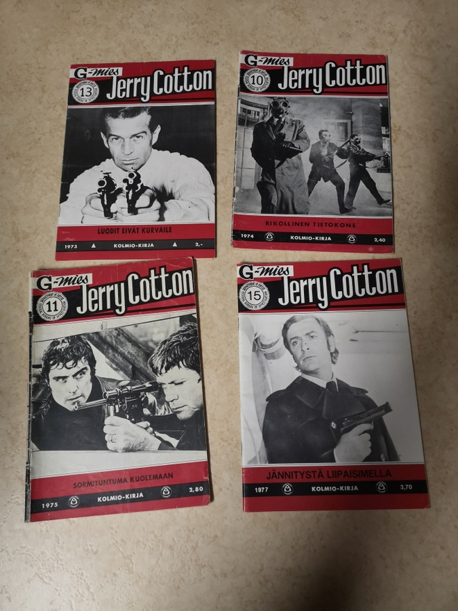 Jerry cotton lehdet 4 kpl