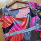 Vero Moda kuosillinen Satiinimekko / Mekko / Tunika - koko M - pikkukuva 1