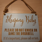 Sleeping baby Baby sleeps kylttejä ja kehys - pikkukuva 3