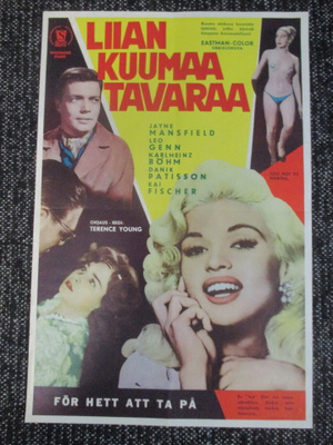 Liian kuumaa tavaraa (1959) elokuvajuliste - Jayne Mansfield